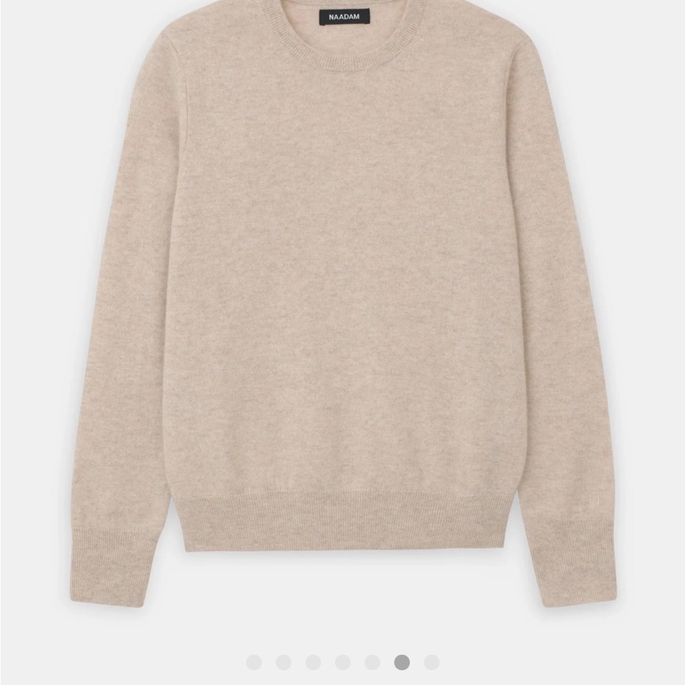 NAADAM Oatmeal Crewneck Sweater